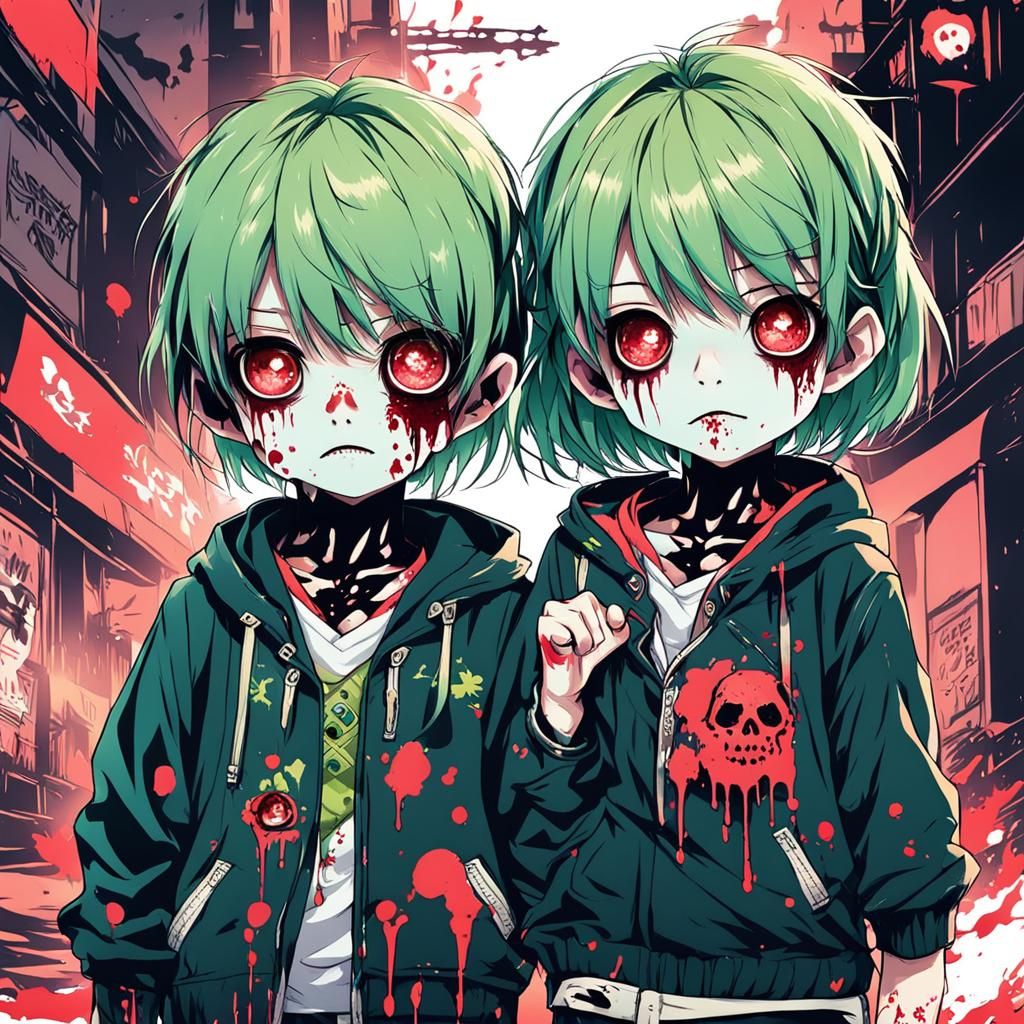 identical twin zombies