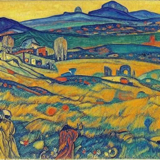 Ethereal Hands Reach Skyward in Dreamlike Landscape