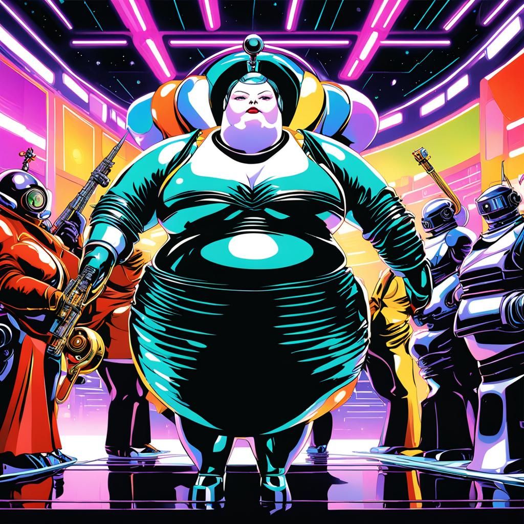 Marsport Memory Club Disco with Androids and Aliens