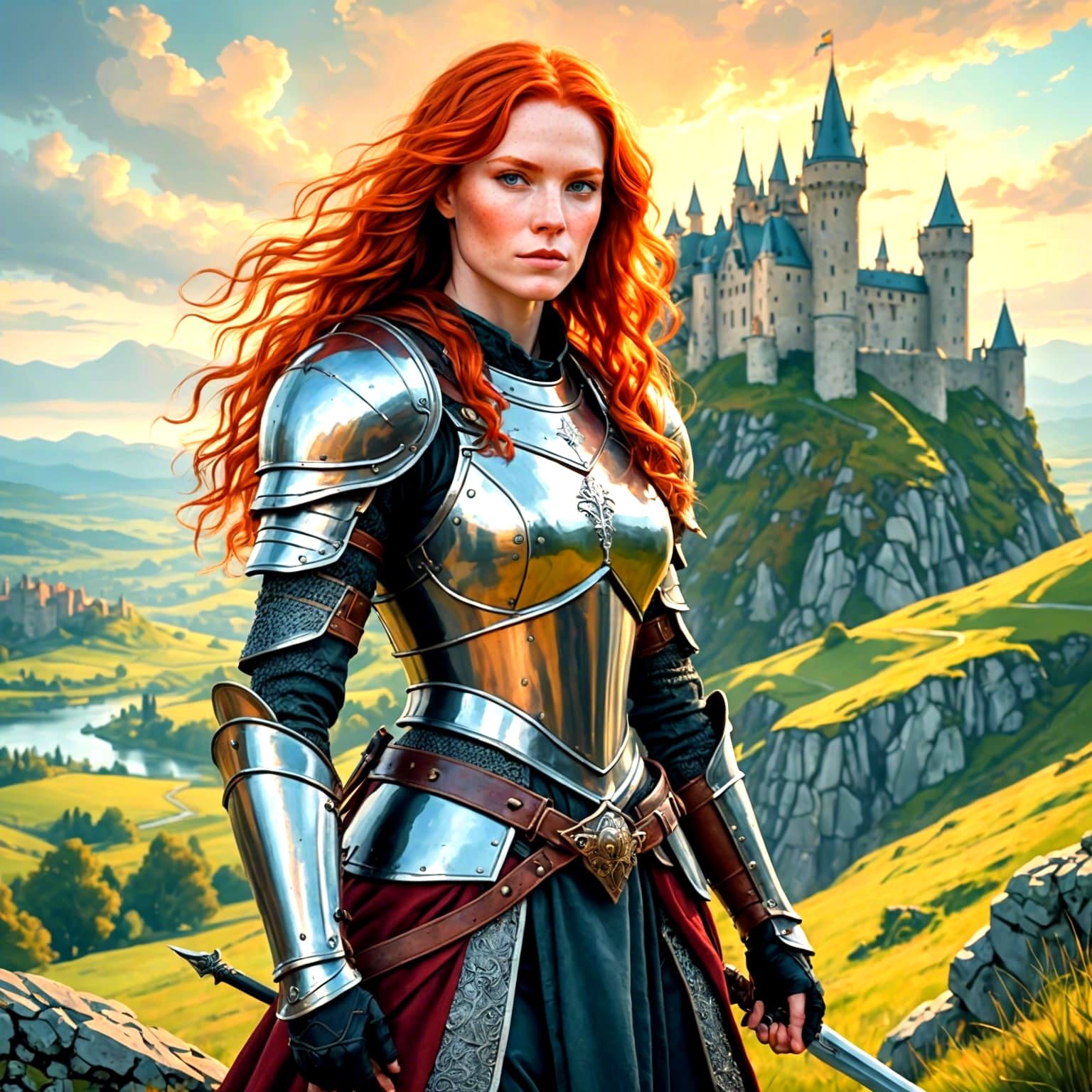 Jirel of Joiry: Red-Haired Warrior in Fantasy Setting