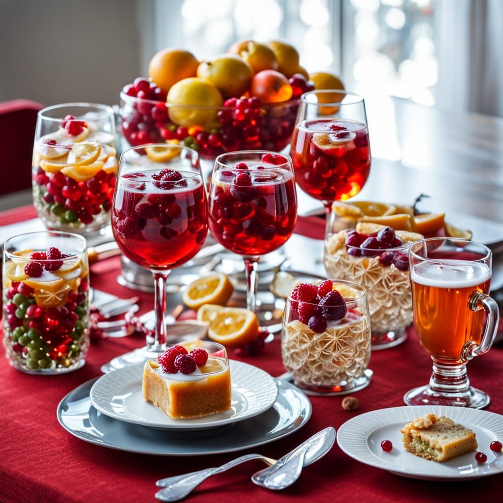 Vibrant Seasonal Gathering in Warm Home Interior