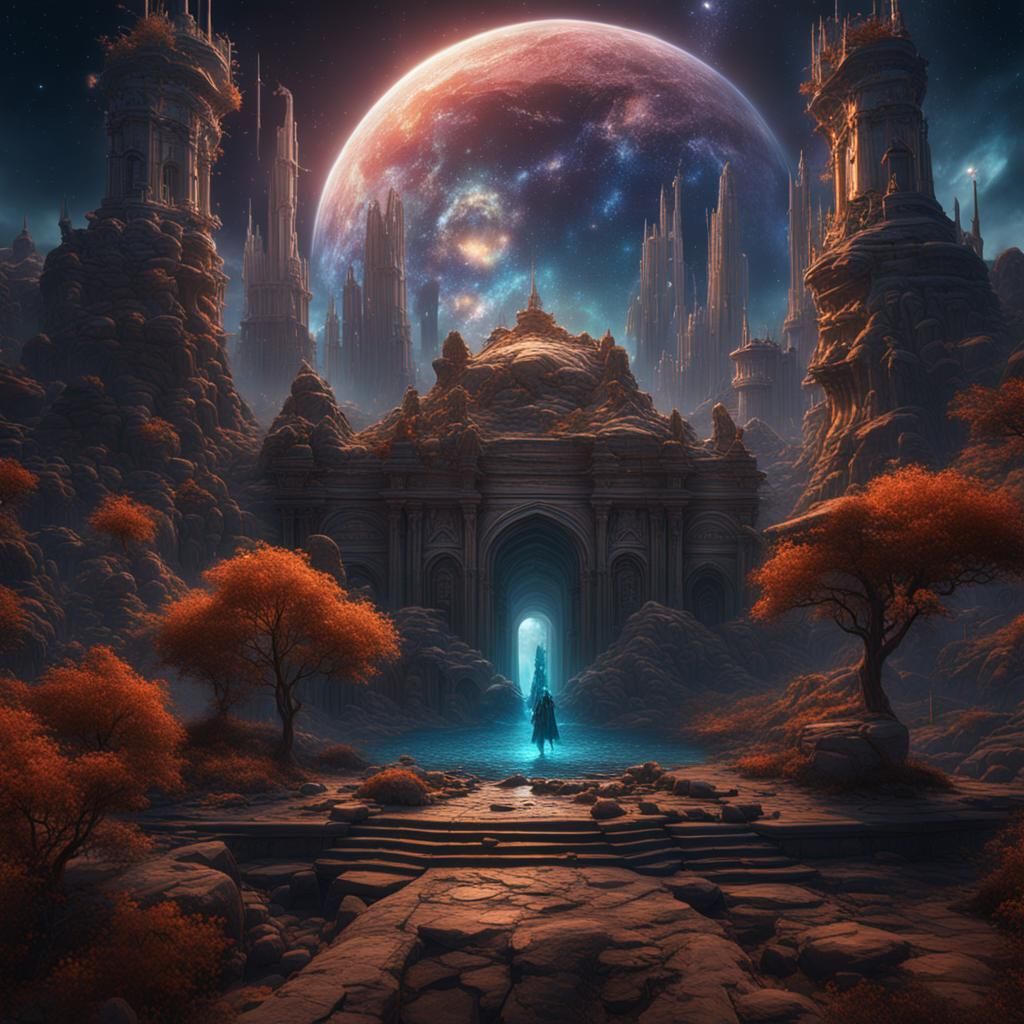 Fantastical Fourth Dimension Universe Concept Art