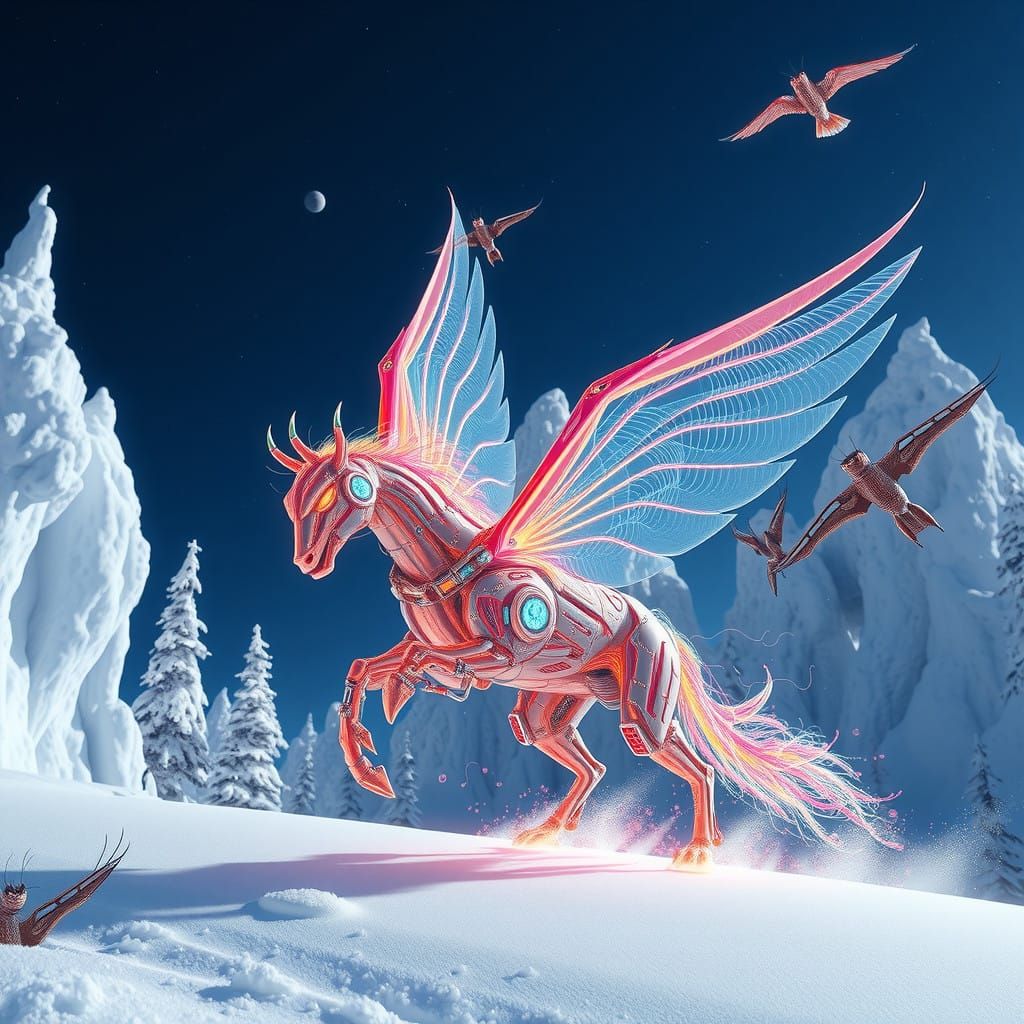 Cosmic Symbiosis: Ancient Gods and Nanobots Unite in a Dance...