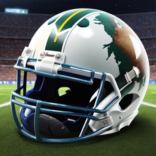 Planet earth themed football helmet, photorealistic, highly detailed, best quality, realistic