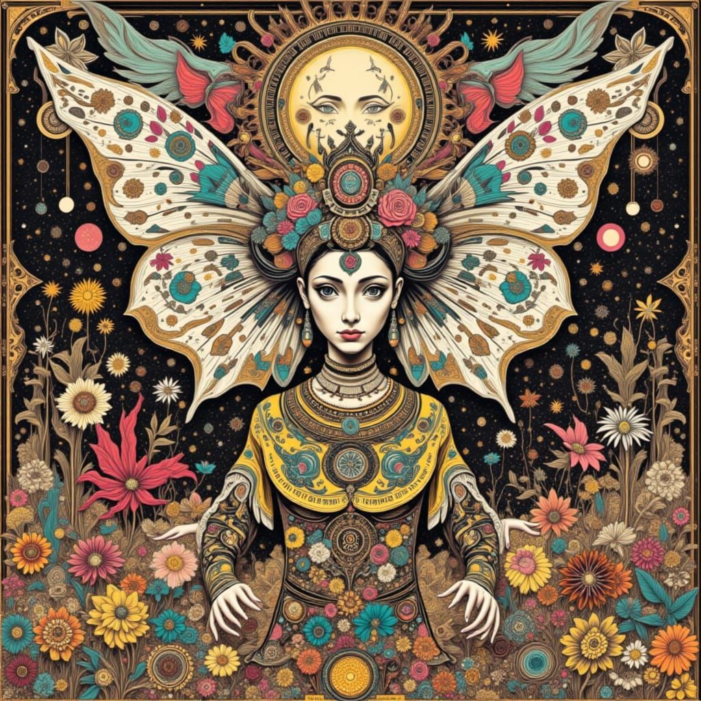 Kinetic Soul Abstract Portrait