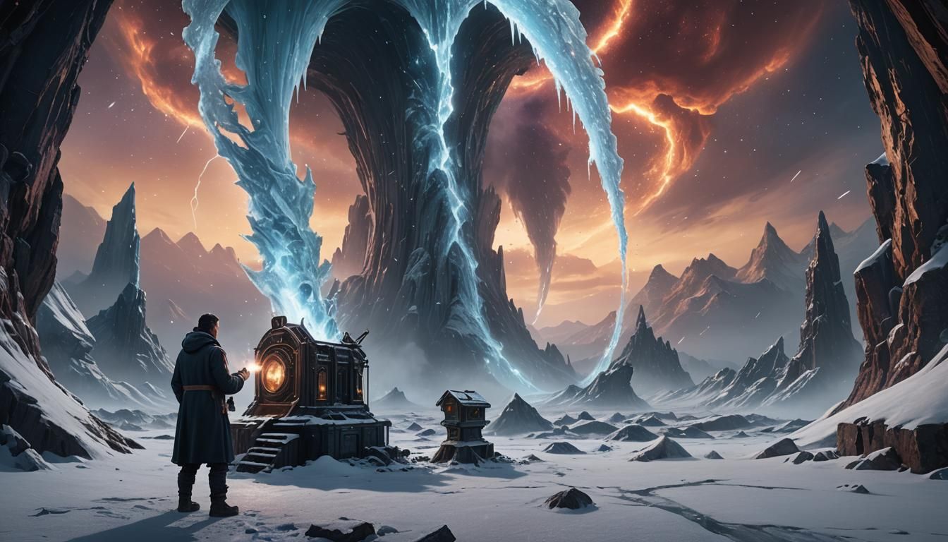 Atmospheric Chemist Studies Icicle Tornado on Nebula Portal