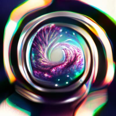 Hypnotic Spiral of Vibrant Colors