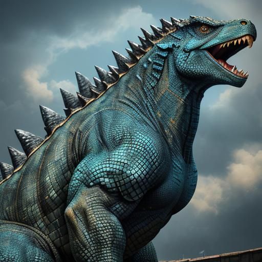 Godzilla Reimagined: Pixar-Style Concept Art