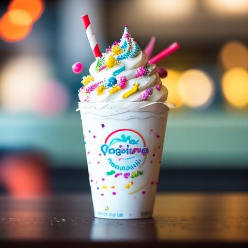 Frozen  Yogurt with sprinkles