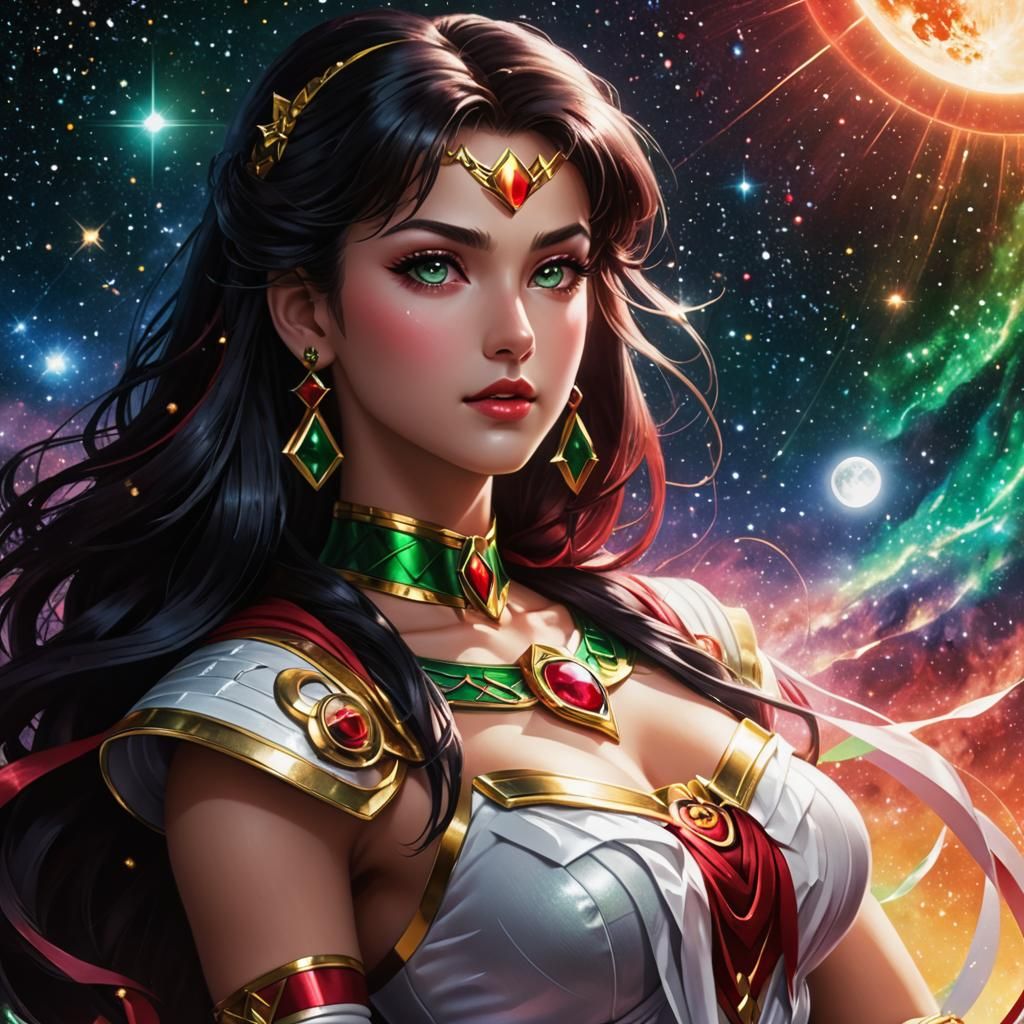 Sailor Moon in the colors of Mexico (Anime)