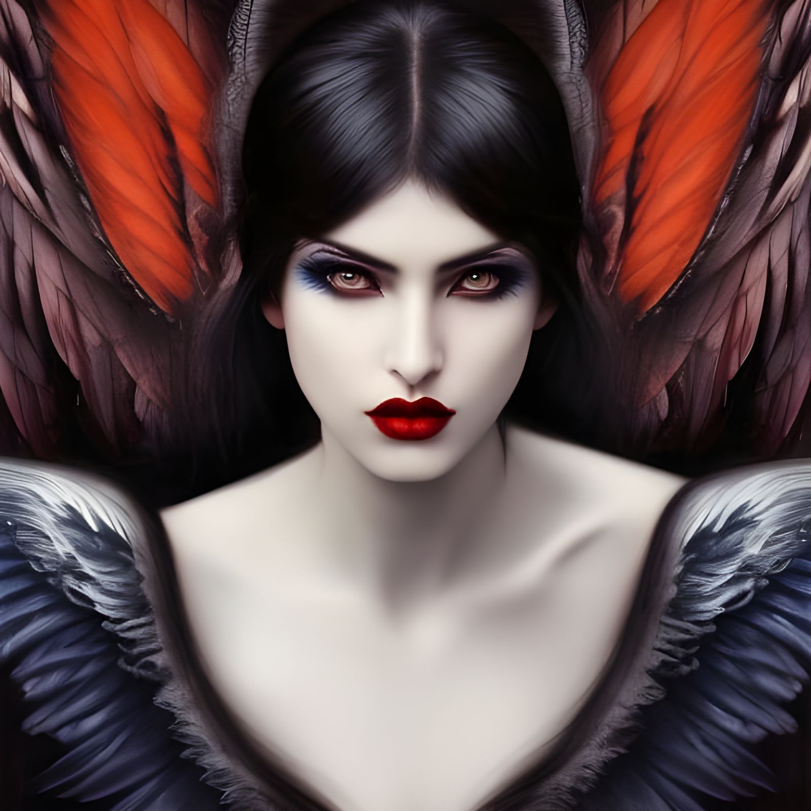 Fallen Angel: Dark Fantasy Concept Art