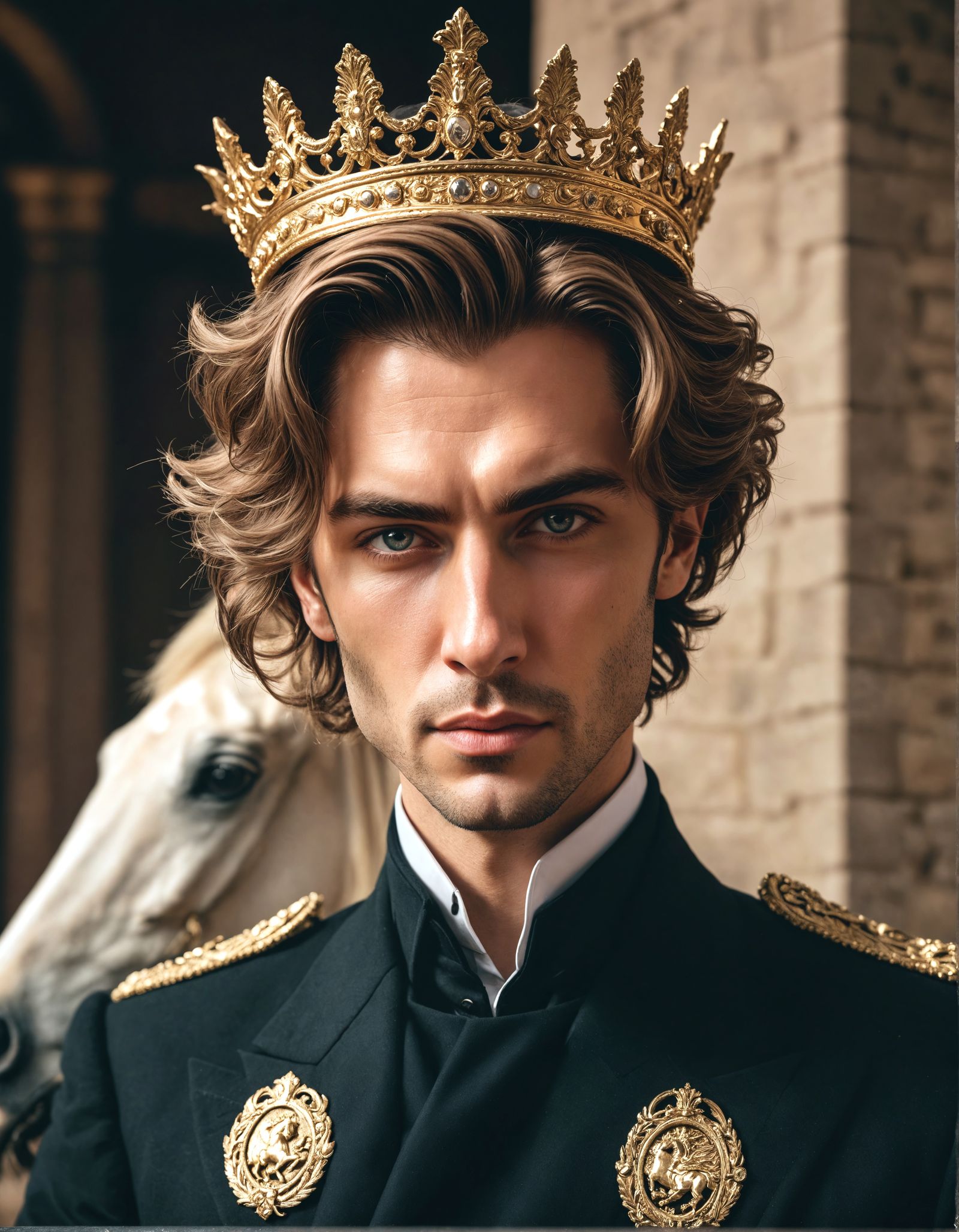 Baroque Portrait of an Ambitious Businesswoman