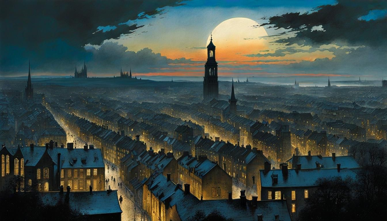 Neon Alleyway in Cyberpunk Cityscape