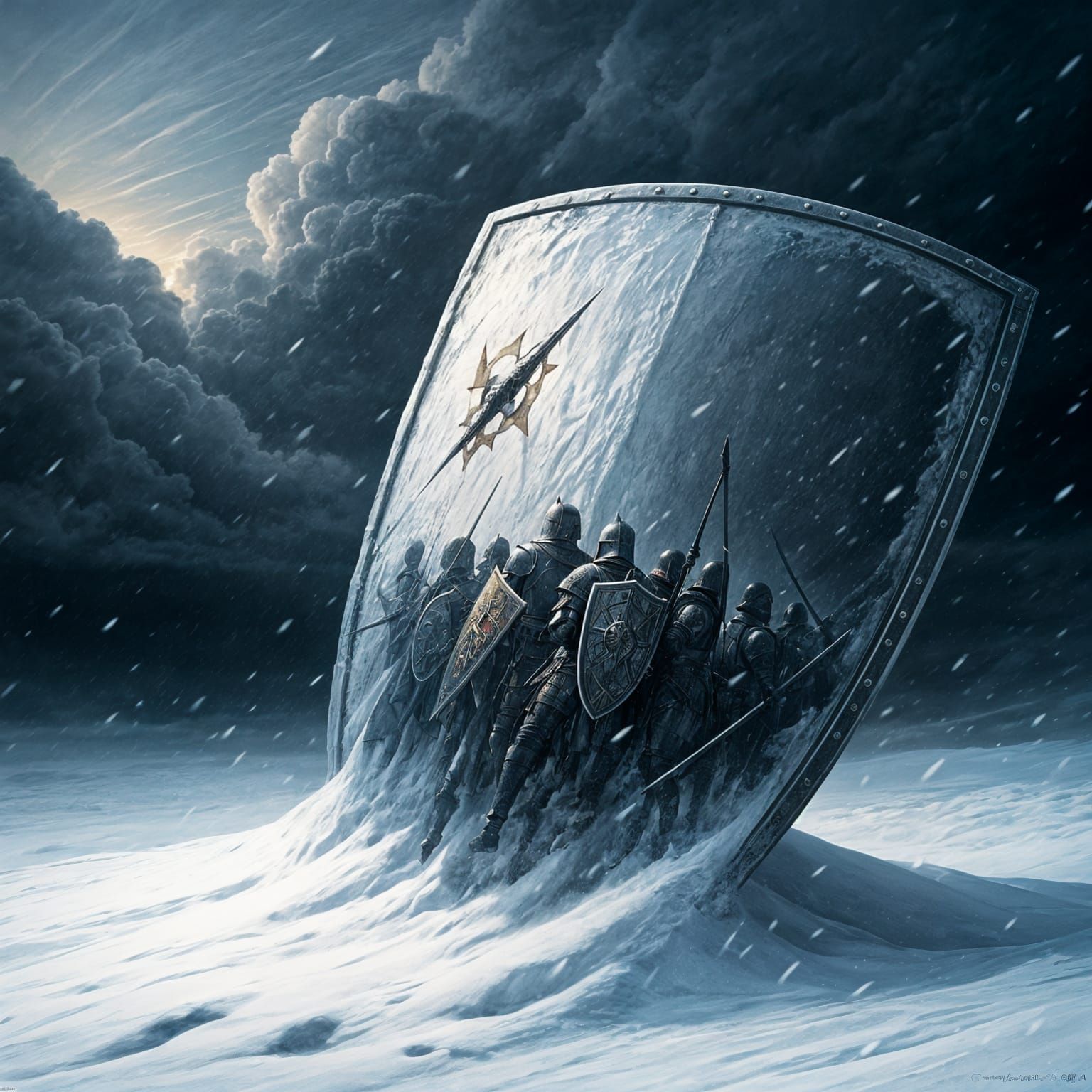 Medieval Knight's Shield Reflects Turbulent Battle Scene in ...