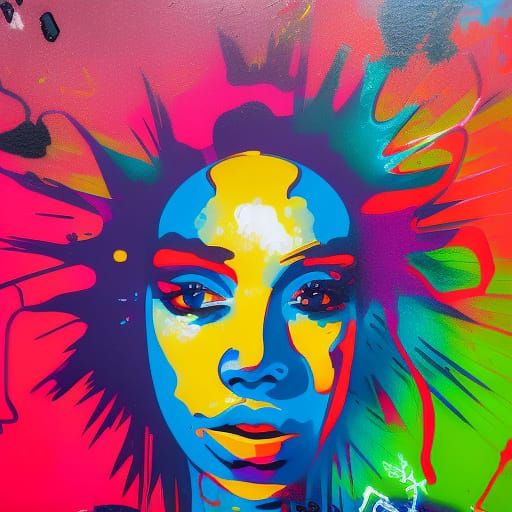 Melting Graffiti Art in Street Style