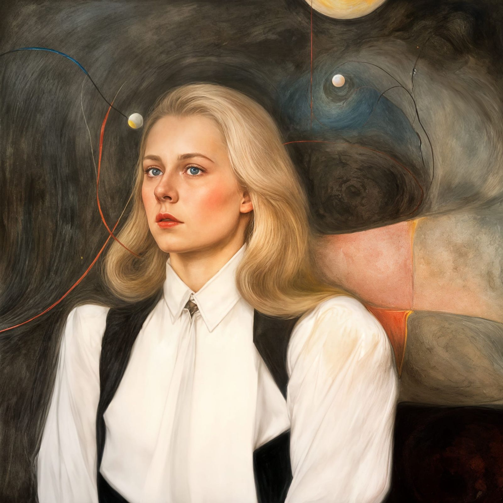 Abstract Painting in Style of Hilma af Klint