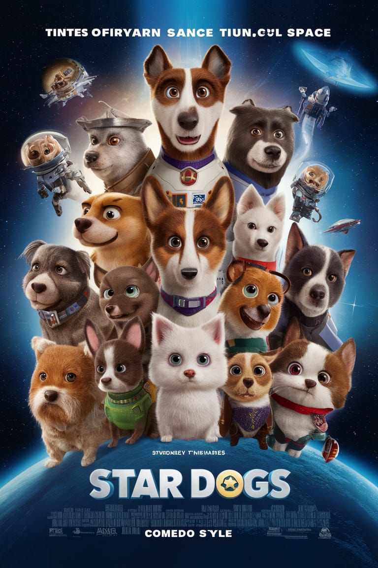 Star Dogs: Animated Comedy Movie Poster