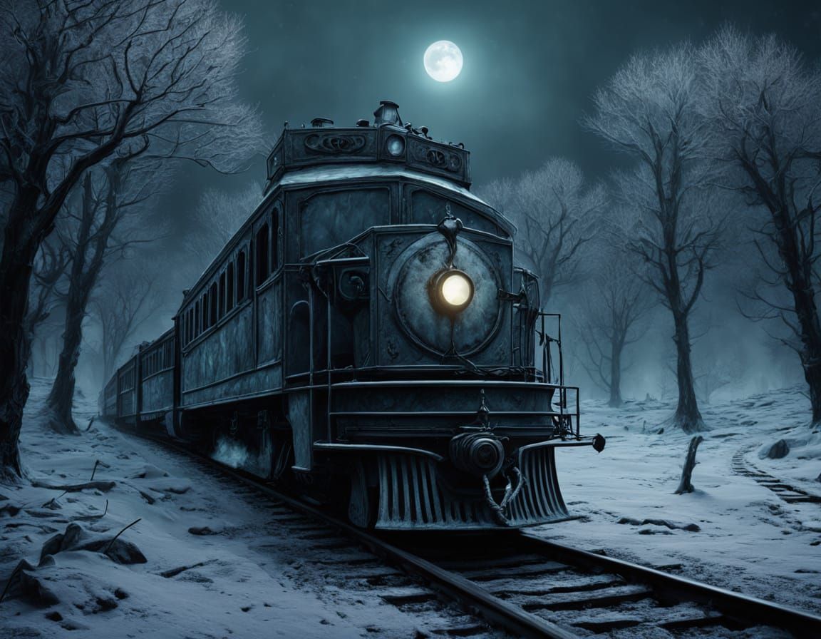 Spectral Ghost Train in Frozen Wasteland