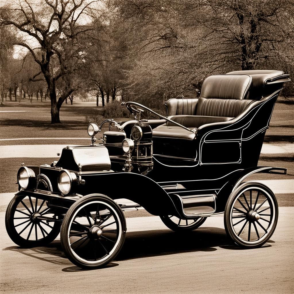 AI Generated Horseless Carriage Image