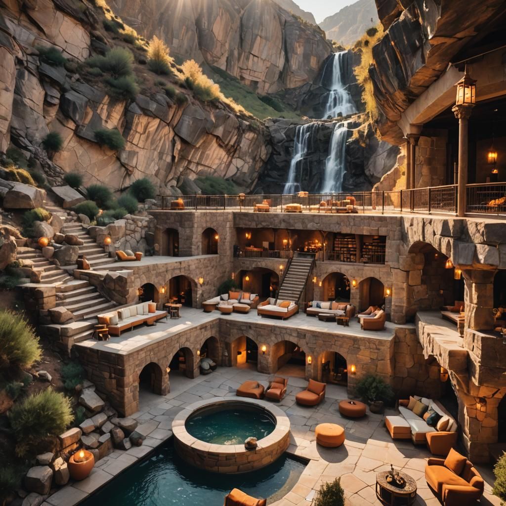 Meanwhile, back at the cliff-spa...