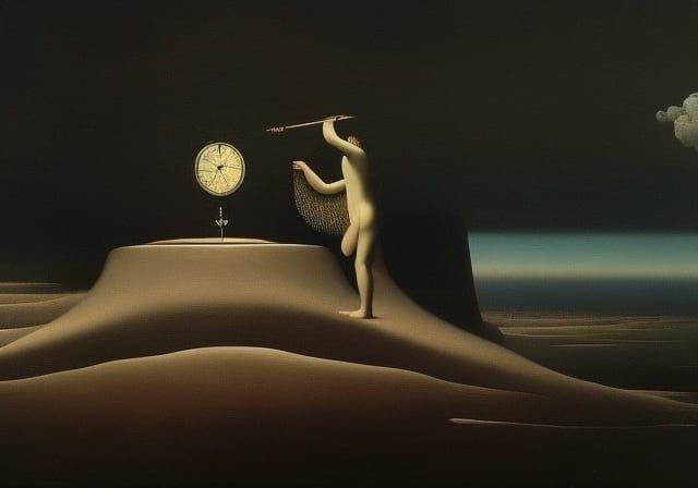 Surrealist Dreamscape Inspired by Dali and Magritte