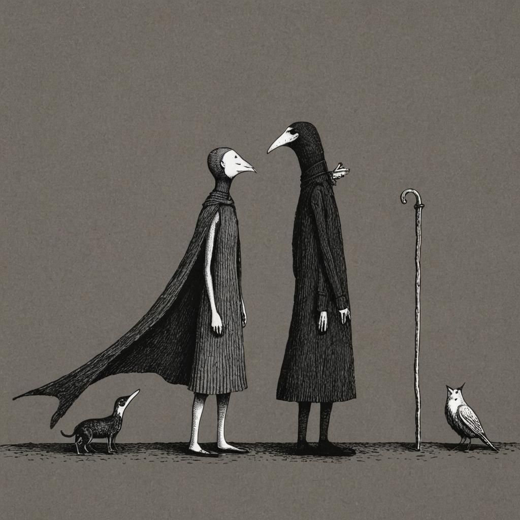 Eerie Grimdark Scene in Gothic Horror Style