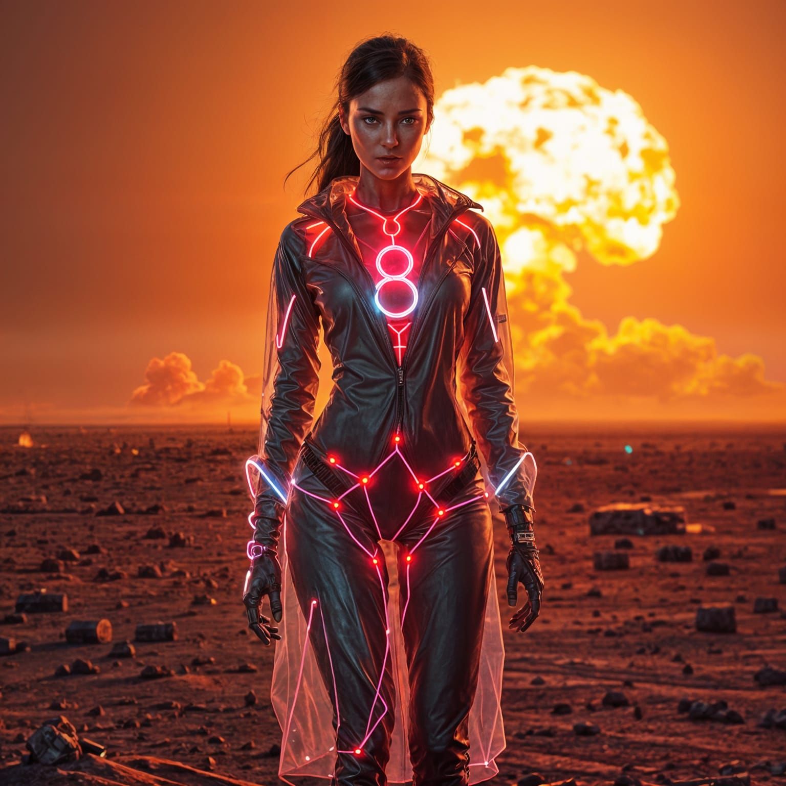 Cybernetic Woman Survives Dystopian Apocalypse