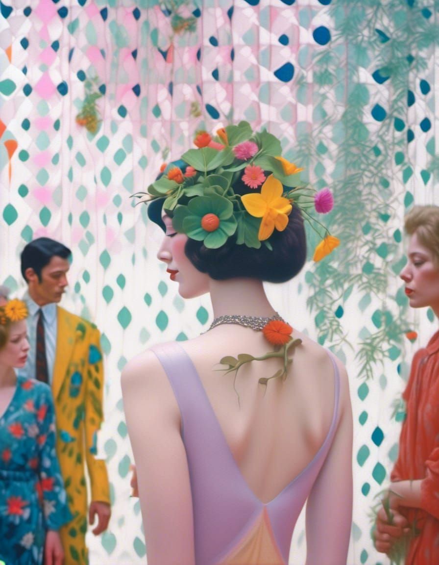 Secret Garden Party: Polychromatic Close-up Photograph