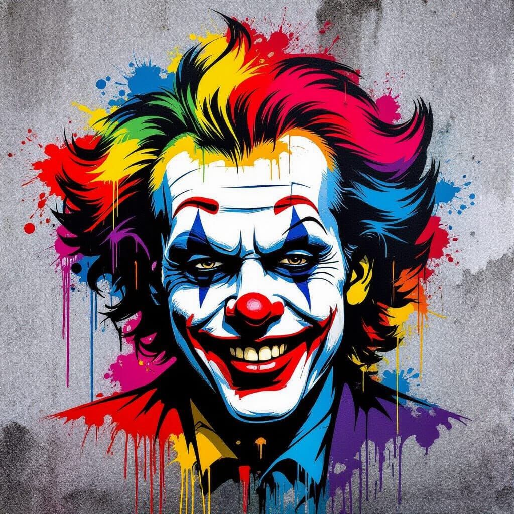 Graffiti splash epic clown edition styles