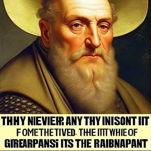 People Visited by Rembrandt Inspired Figure