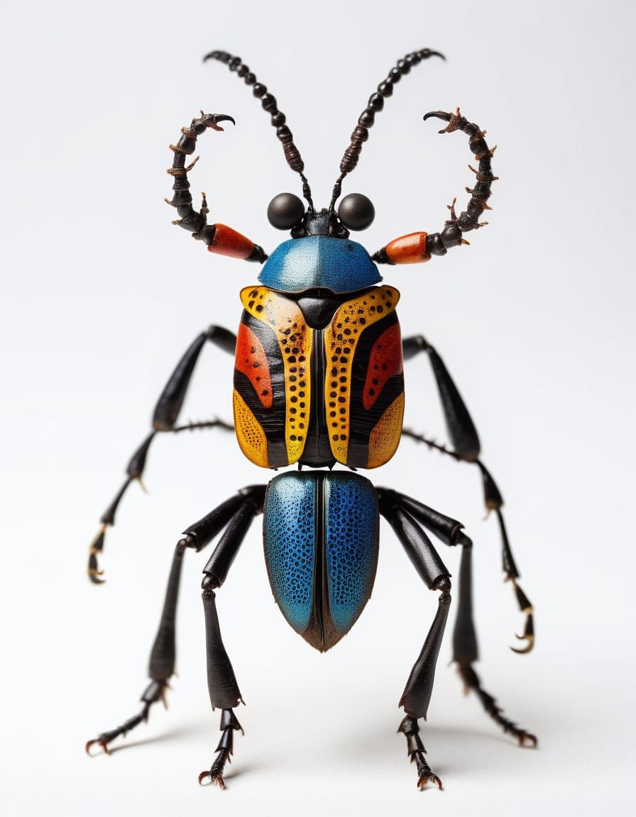 Eerie Insect Sculpture by Cedric Laquieze