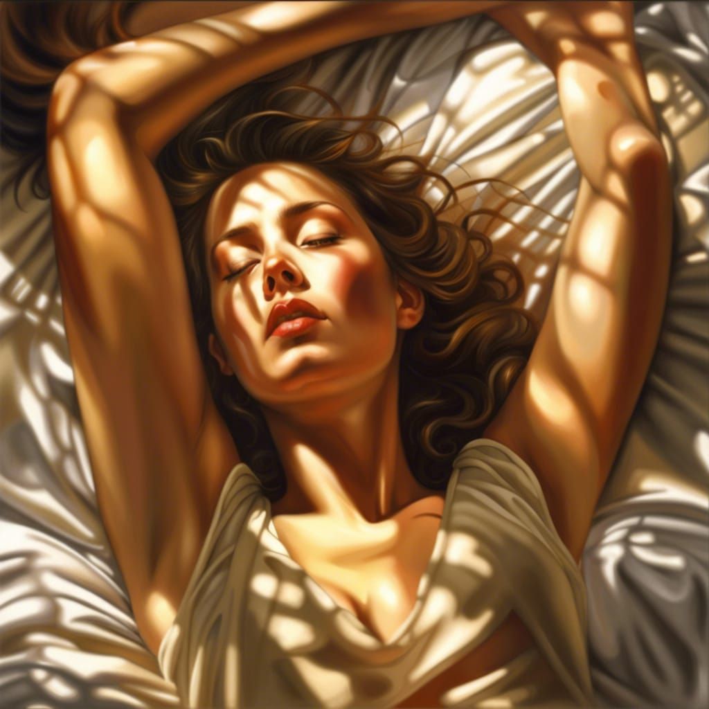 Photorealistic Image Conveying a Sense of Desire