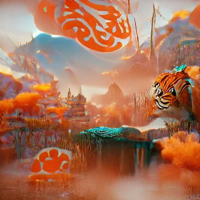 Shere Khan as God of Hunting: Detailed Art