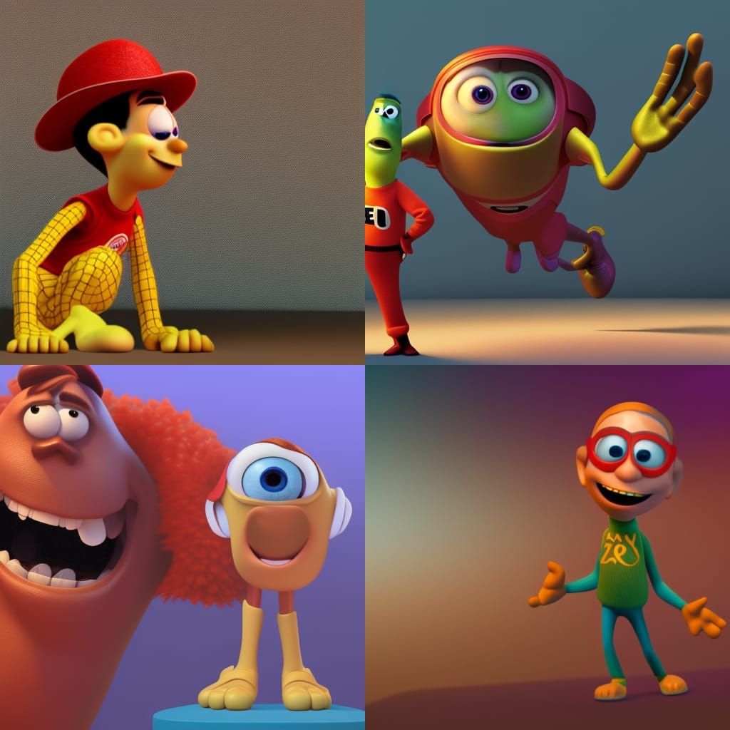 Oscar: Pixar-Style 3D Digital Art
