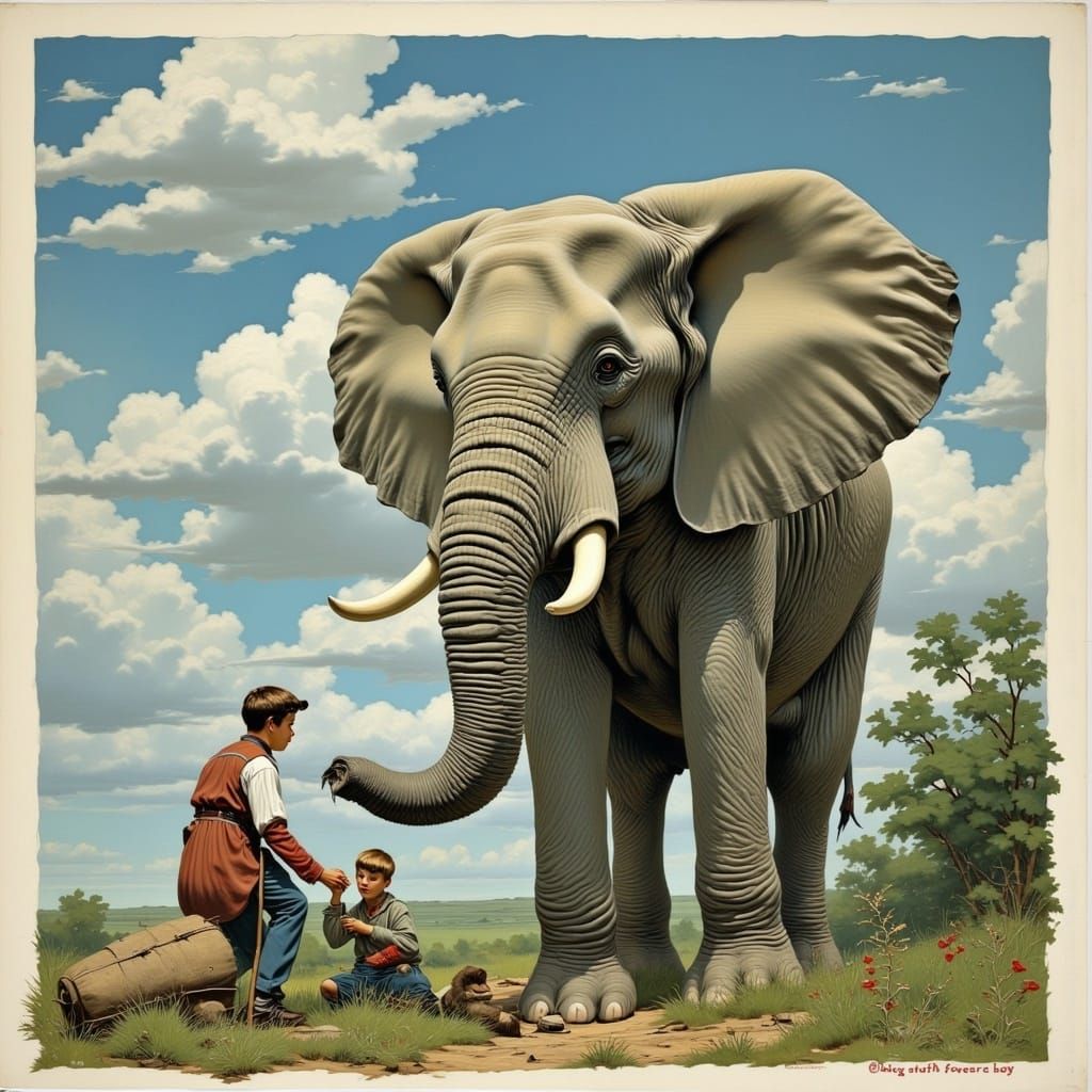 Elephant And Friends