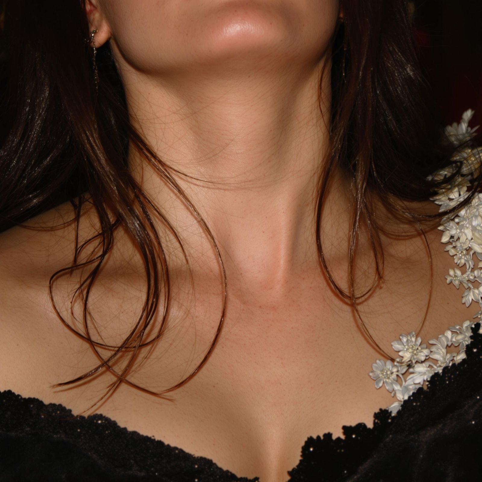 Elegant Gothic Vampires Salivate Over a Beautiful Woman's Ne...