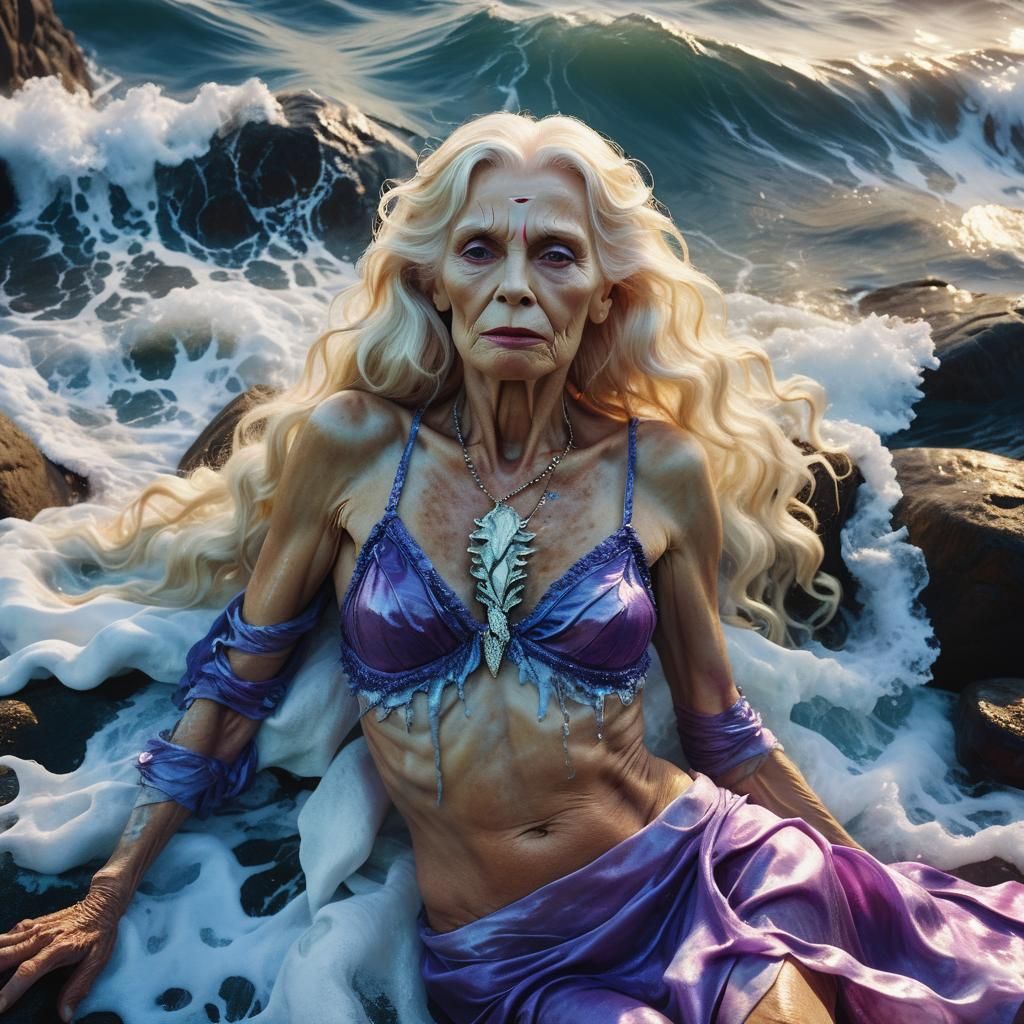 Ethereal Siren: A Transcendent Portrait of Ageless Beauty