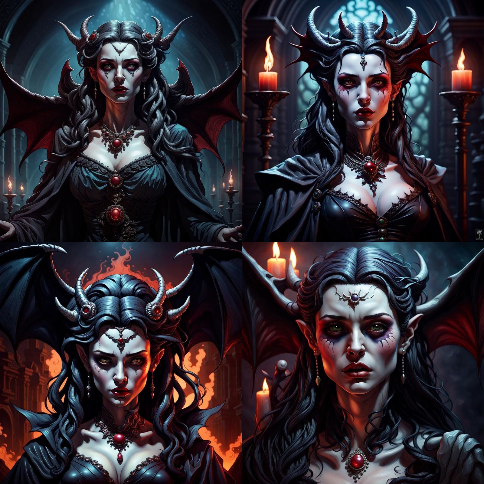 Dark Fantasy Vampire: Morbid Curiosities in Splash Art