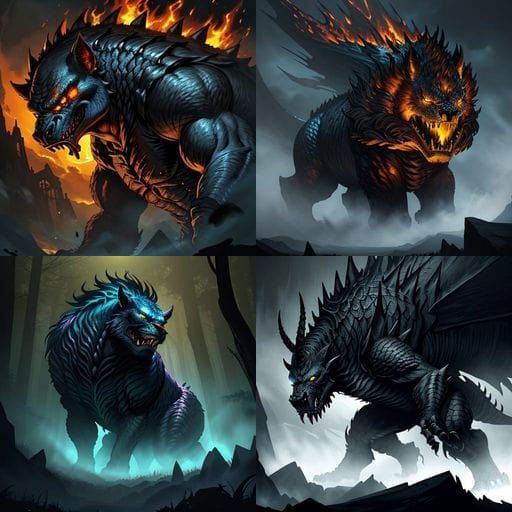 AI Generated Image of a Behemoth