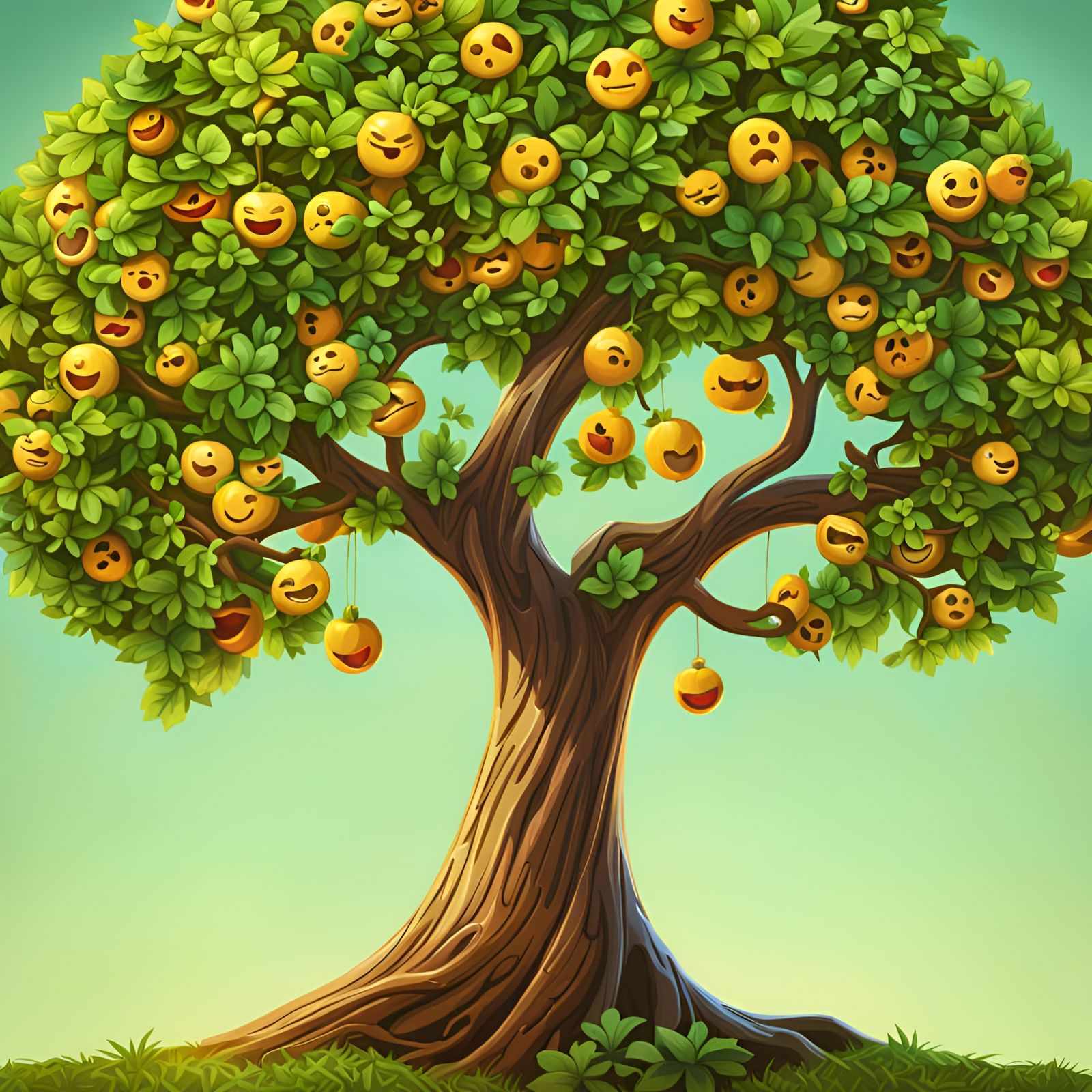 A #EmojiPunk Tree