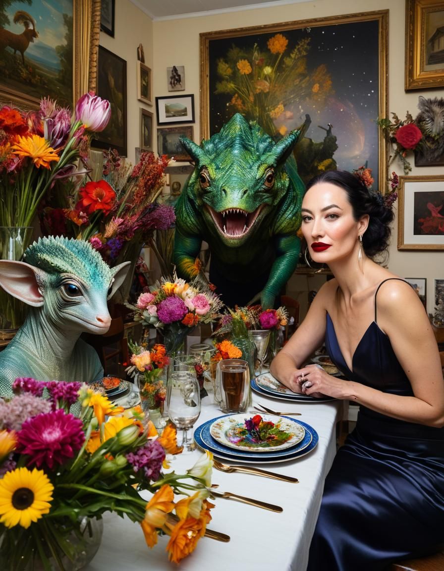 Surreal Portraits of Exotic People and Alien Pets