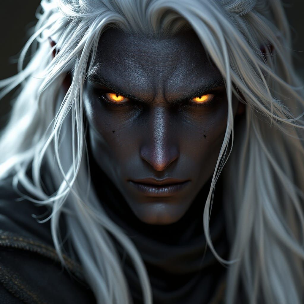 Dashing Drow Elf Rogue: Gromph Baenre in 3D Anime