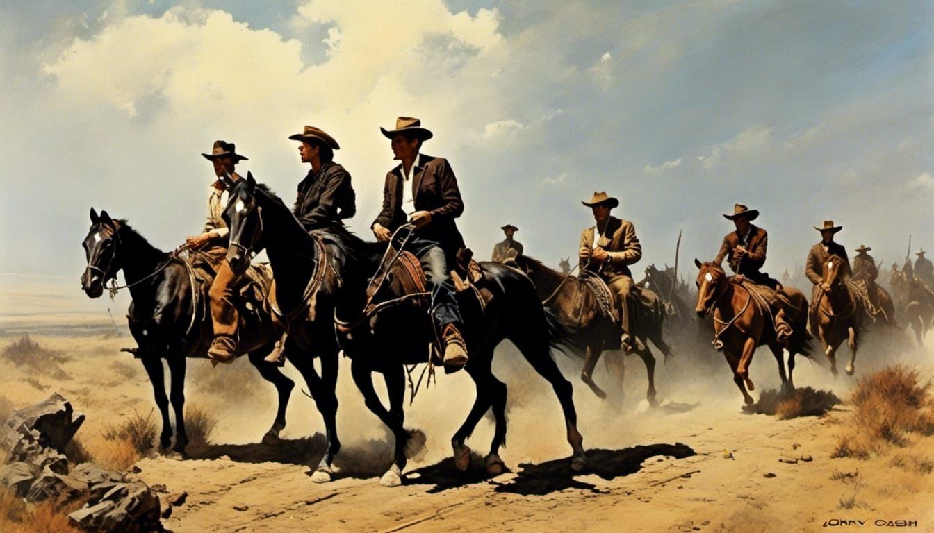 Stoic Warrior Portrait in Vintage Style