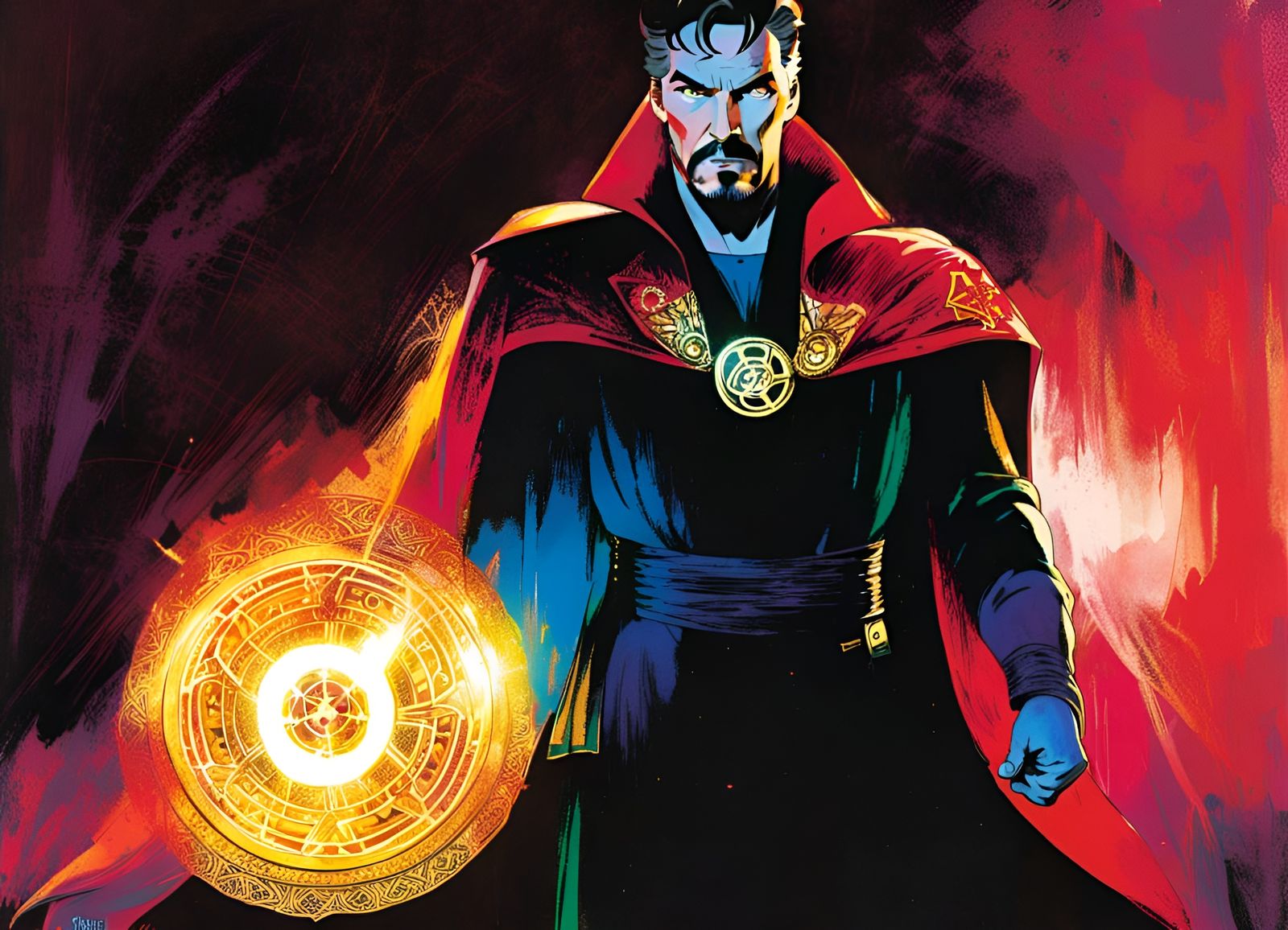Doctor Strange by Bill Sienkiewicz