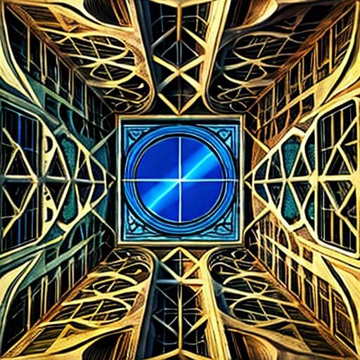 Abstract Image of a Figure in Contortion