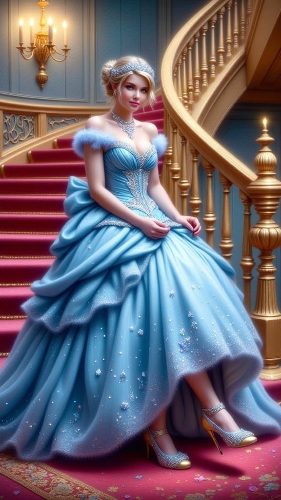 Cinderella's Slipper: A Fantasy Portrait