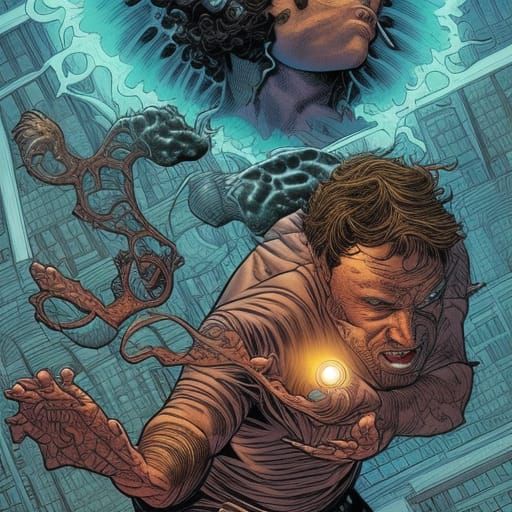 Dynamic Comic Book Art in Mark Brooks Style