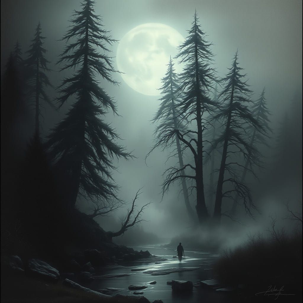 Midnight Mystique: Shadows Unveil a Haunting Realm