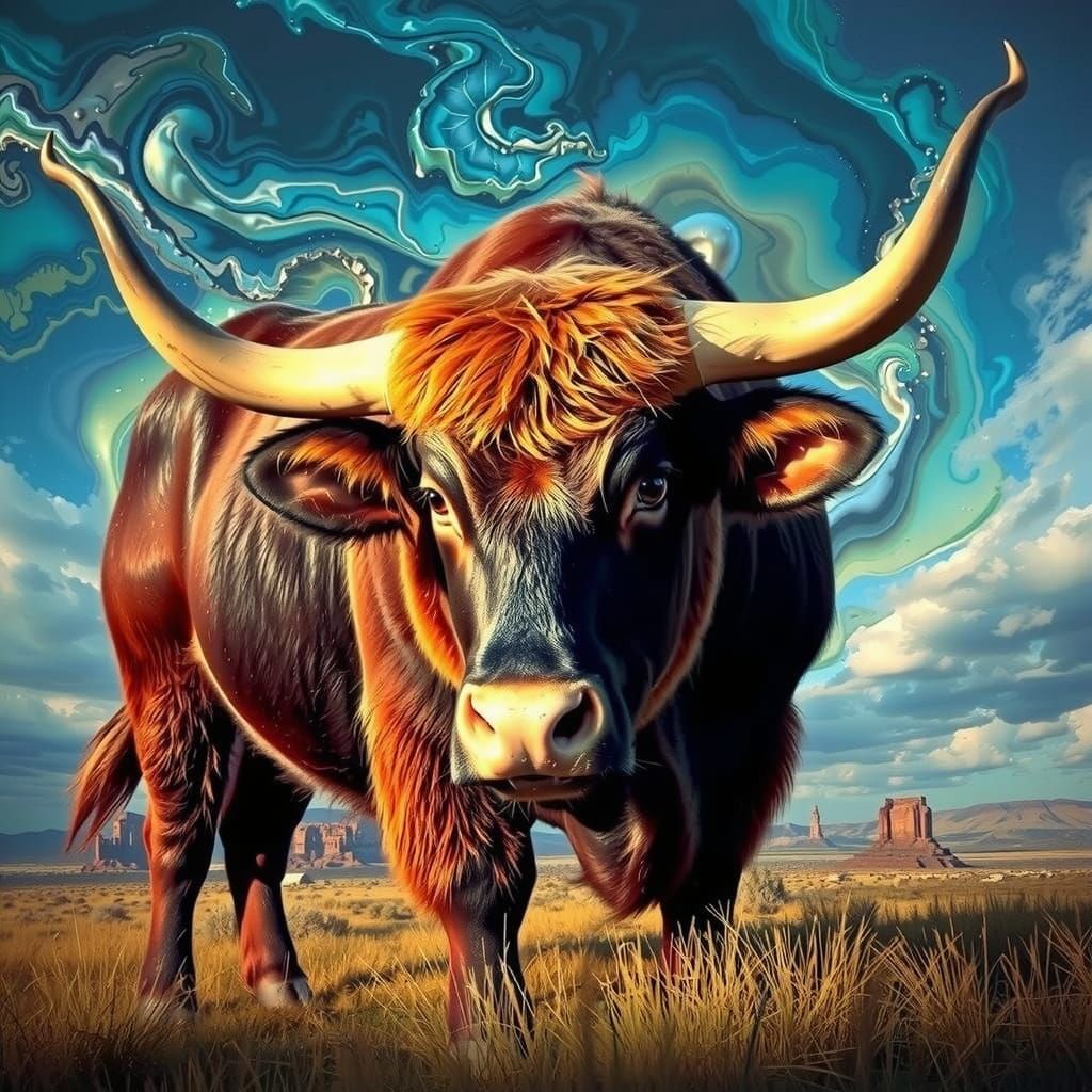 A Great Big Beautiful Bull Image