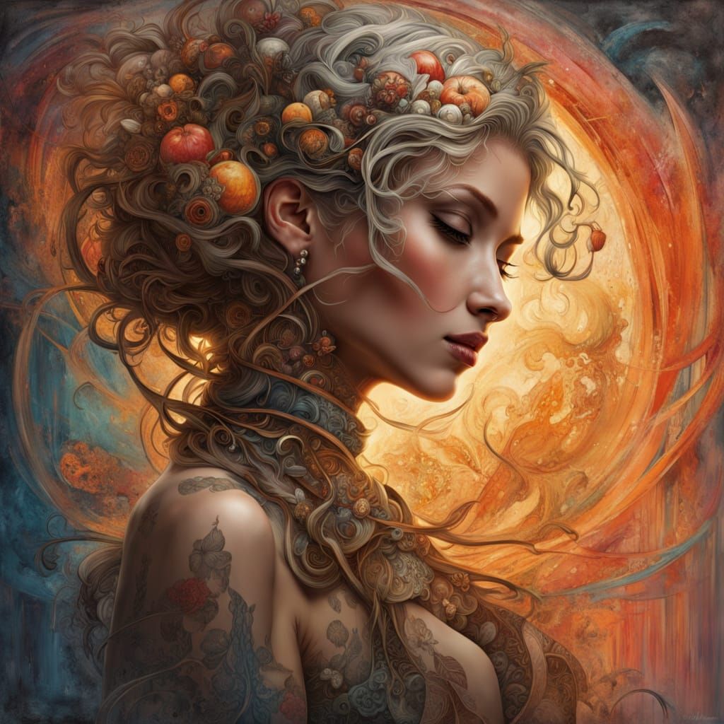 Psychedelic Farmstand Abstraction with Glitch Effects